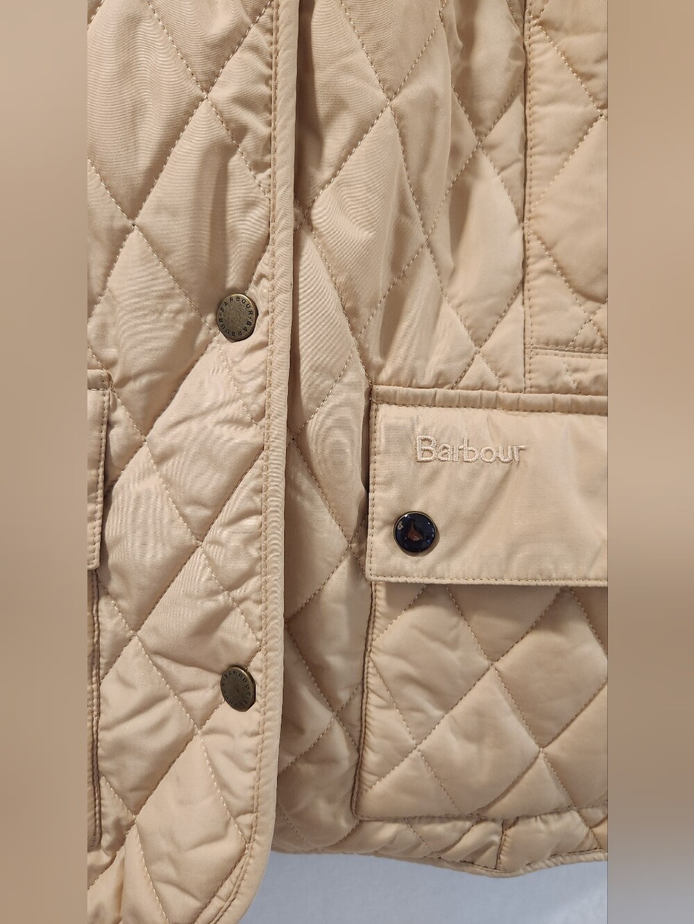 Barbour Saddleworth Quilted Gilet Vest Womens Size US 12 - Picture 5 of 11